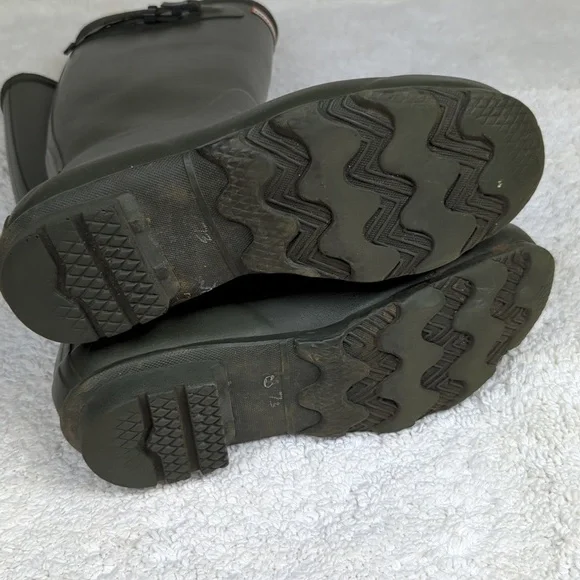 Free People X Hunter Classic Tall Boots Womens 8 Hunter Green Shoes Boots - Picture 16 of 17